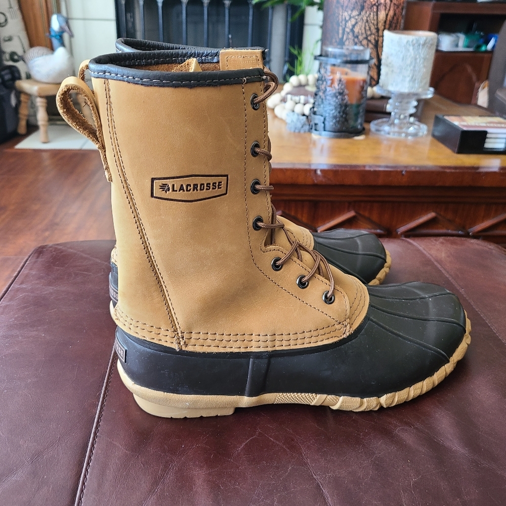 Size mens 11 Lacrosse waterproof boots